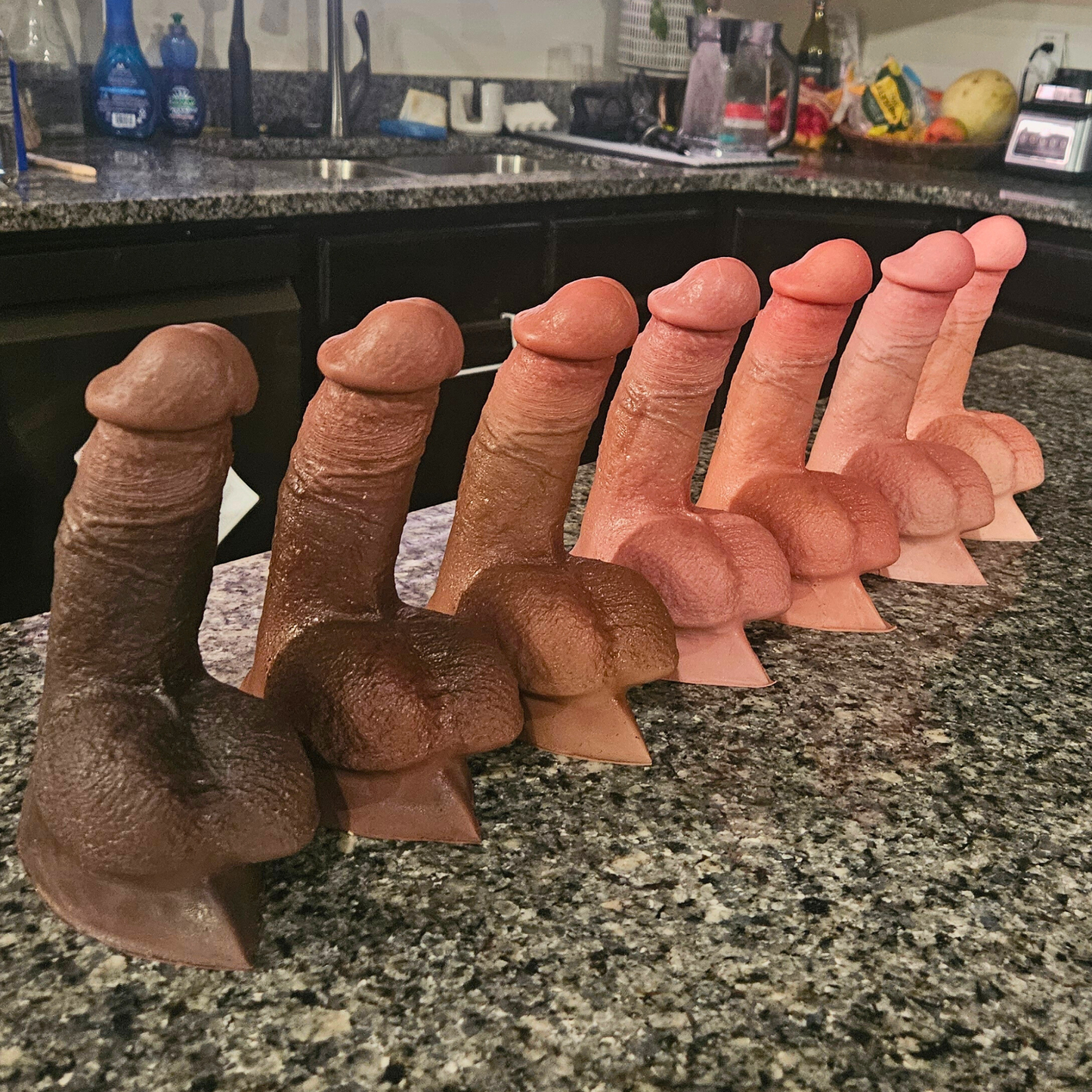 Orion: 5.5" All In One Prosthetic PAINTED DUAL DENSITY